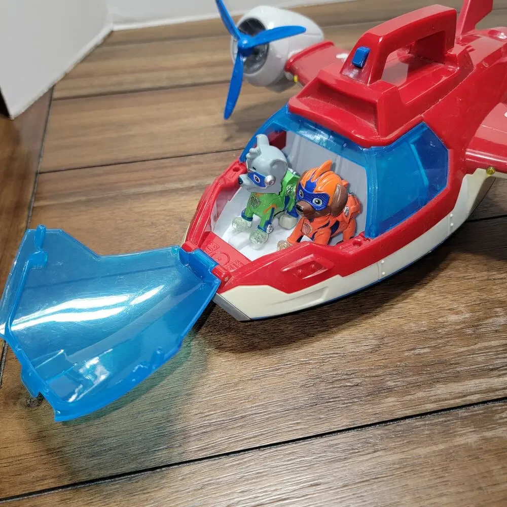 Paw Patrol Light and Sound Air Patroller Plane + 9 Paw Patrol Dogs